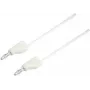 VOLTCRAFT cavo di prova [connettore maschio 4 mm - connettore maschio 4 mm] 1,5 m bianco MSB-300 (MSB-300-1.5-WS)