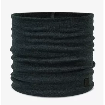 Buff Merino Heavyweight Solid Forest scaldacollo – scaldacollo in lana merino senza cuciture, unisex, verde scuro
