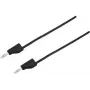 VOLTCRAFT cavo di prova [connettore maschio 4 mm - connettore maschio 4 mm] 2 m nero MSB-300 (MSB-300-2-SW)