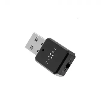 Ricevitore audio Bluetooth FIXED FIXSIG-BK — nero, adattatore wireless per streaming audio con uscita da 3,5 mm