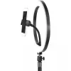 LogiLink stativo con ring light per smartphone con telecomando per smartphone da 10,16 cm - 17,78 cm (4 - 17,80cm (7)), - 1 pezzo (AA0152)