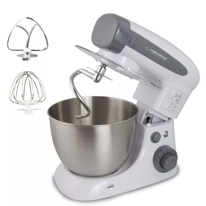 Esperanza EKM024 Cooking Assistant impastatrice planetaria, 800 W, 4 l