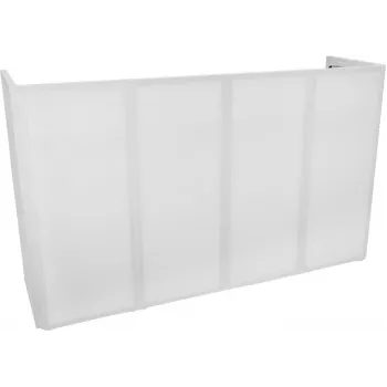 Supporto per DJ Omnitronic 32000035 grande mobile con copertura, postazione da lavoro pieghevole portatile per attrezzatura DJ