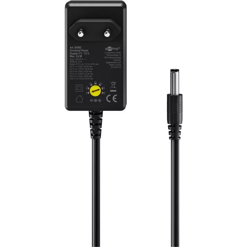 Goobay 65592 Alimentatore nero