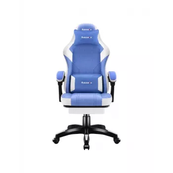 Sedia da gaming huzaro Force 3.7 blu — design ergonomico, regolabile in altezza