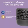 Logitech Wave Keys Tastiera Office RF Wireless + Bluetooth QWERTZ grafite