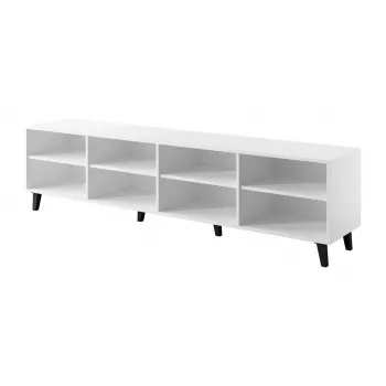 Mobile TV cama meble BARI 200x42x52 bianco opaco — 200×42×52 cm