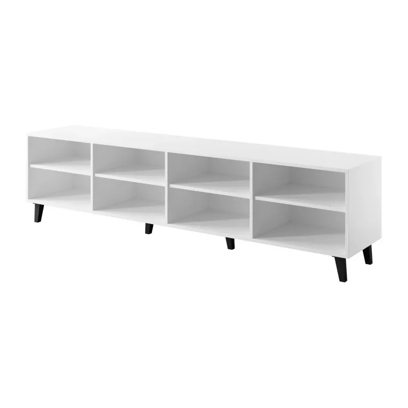 Mobile TV cama meble BARI 200x42x52 bianco opaco — 200×42×52 cm