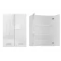 Topeshop POLA MINI DD armadietto contenitore bagno bianco lucido bianco