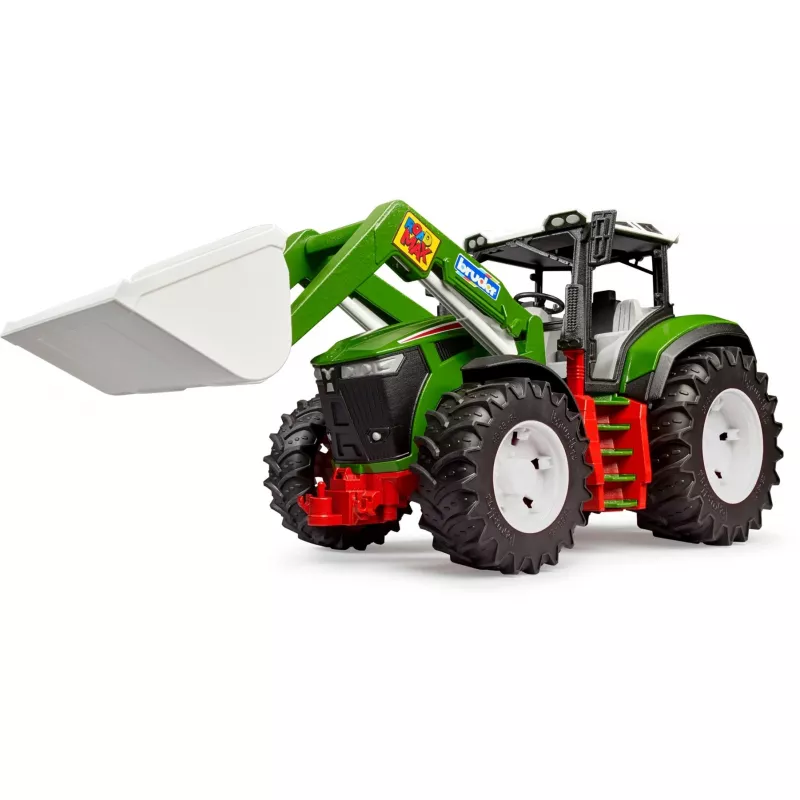 BRUDER trattore con caricatore frontale modello BR-03451 – robusto trattore giocattolo con caricatore mobile
