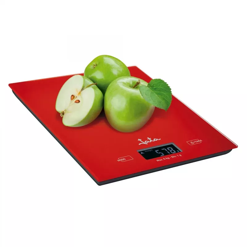 Bilancia da cucina elettronica JATA Mod. 729R rossa