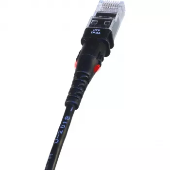 Cavo di rete PatchSee TP-6A-U/10 nero 3,1 m Cat6a U/UTP