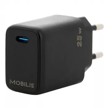Caricabatterie per dispositivi mobili Mobilis 001380 universale nero AC ricarica rapida