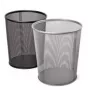 Cestino Forpus, 12 l, nero, metallo perforato