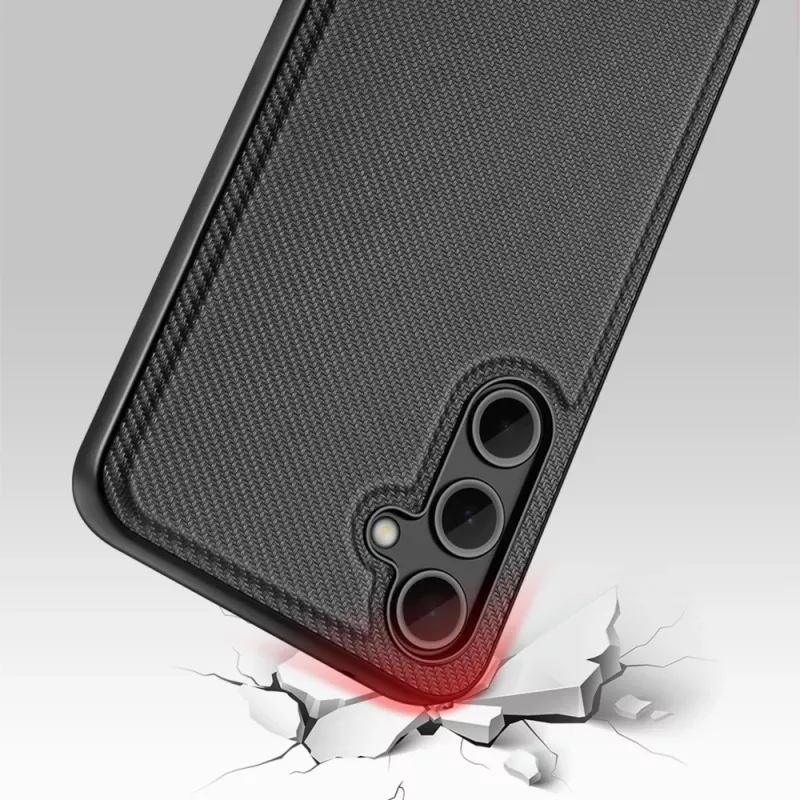 StyleShell NYLO, custodia nera, Samsung Galaxy A35 5G