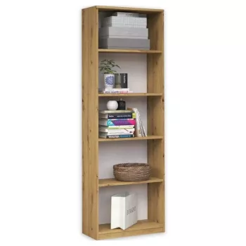 Libreria Top R40 ARTISAN, rovere, 5 ripiani, 400×300×1820 mm, struttura in truciolare