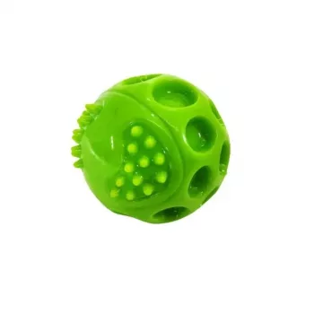 Gioco per cani Hilton Squeak Ball 6,3 cm – palla squittio in gomma, 1 pz., blu, per tutte le razze