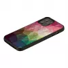 Custodia iKins per Apple iPhone 12 Pro Max — design fiori d'acqua, nero