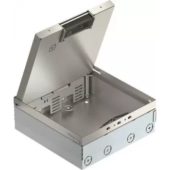OBO Bettermann pozzetto a pavimento completo UDHOME9 2V vuoto acciaio inox (7427324)