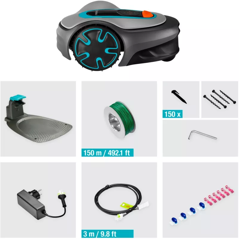 Robot tagliaerba Gardena SILENO minimo