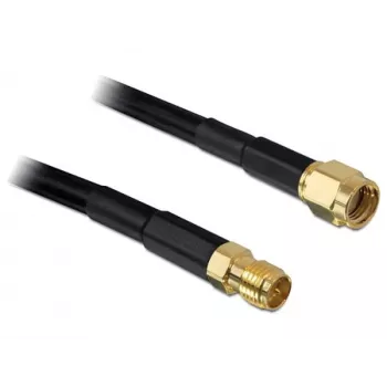 Cavo coassiale DeLOCK 2m RP-SMA CFD200 nero