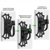 Supporto per bici Tellur BPH100 nero – supporto da manubrio per smartphone, supporto regolabile