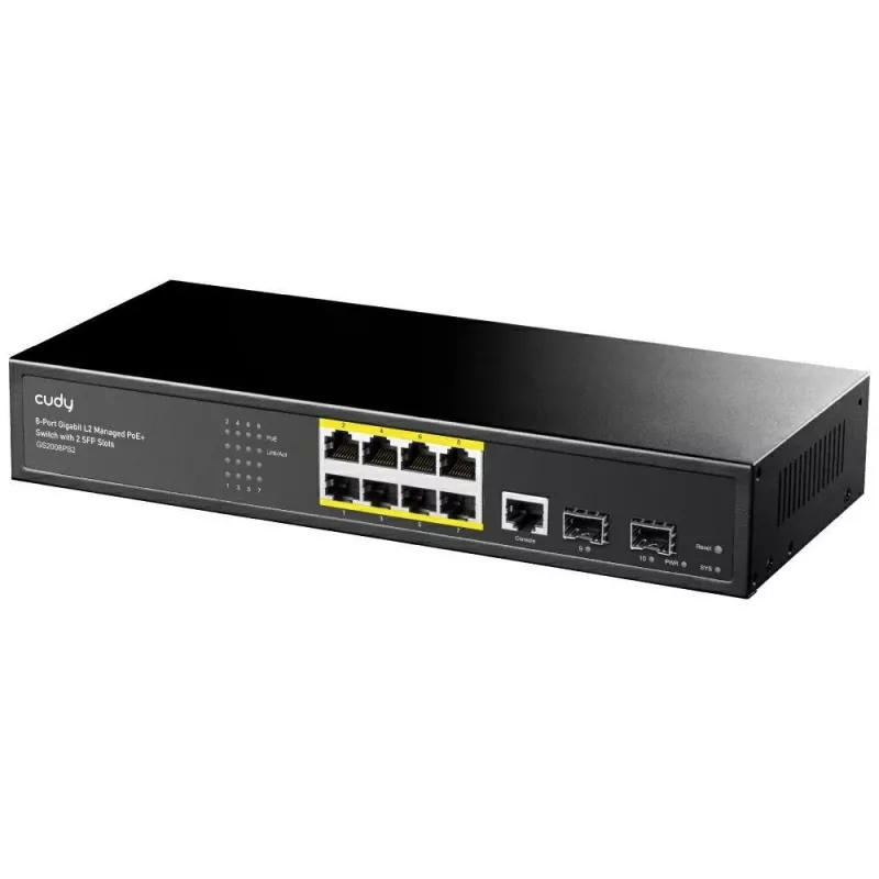 Switch managed Cudy GS2008PS2 L2 Gigabit Ethernet 8 porte PoE