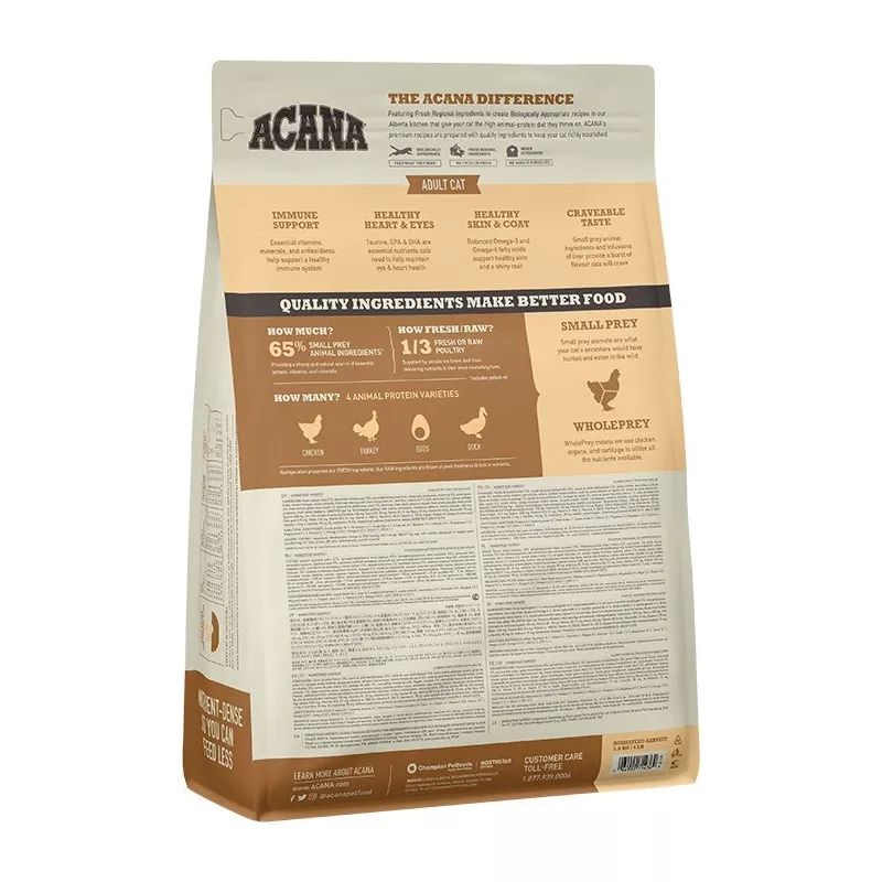 ACANA Homestead Harvest - Crocchette per gatti - 1,8 kg