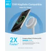 Anker MagGo Cuffie bianco USB senza fili ricarica rapida indoor