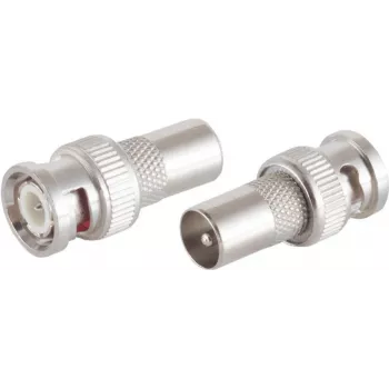 Adattatore video/audio BNC ShiverPeaks 98812 — adattatore connettore maschio BNC per segnali audio e video