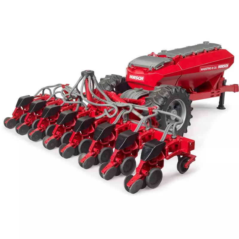 Veicolo giocattolo modello BRUDER Horsch seminatrice di precisione Maestro 8CX, set di gioco in scala
