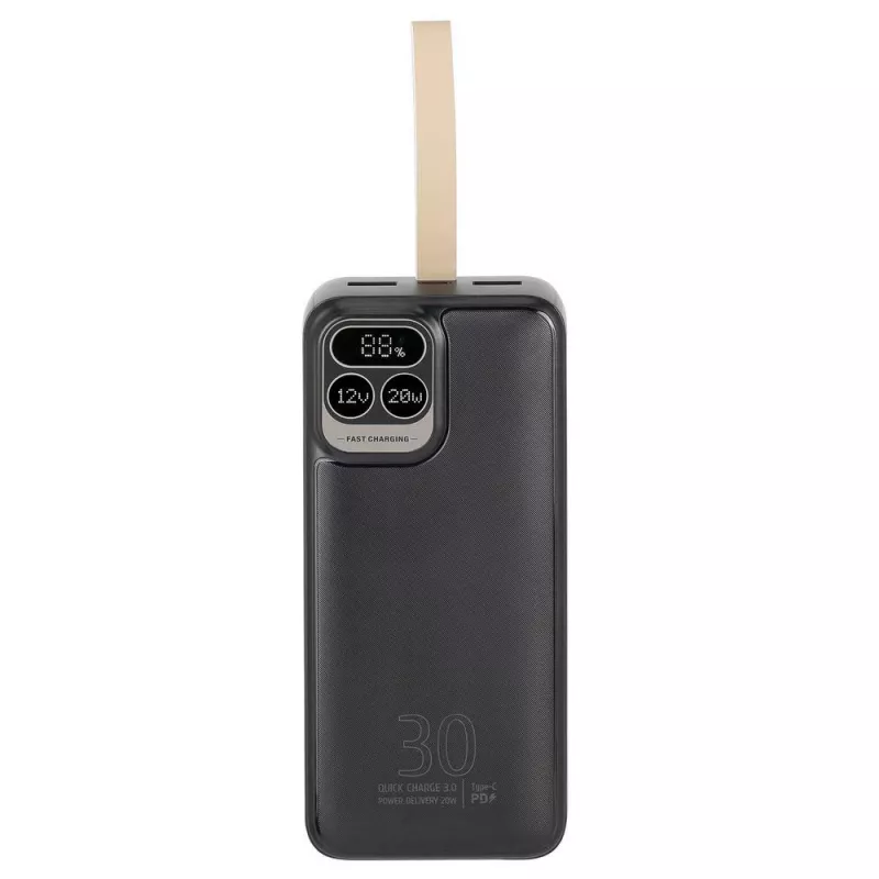 Rivacase VA2585 Power bank 30000 mAh 20W, nero
