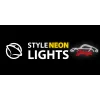 Lampada neon decorativa MANTA SNL95WH bianco-rosso — illuminazione bicolore in stile neon