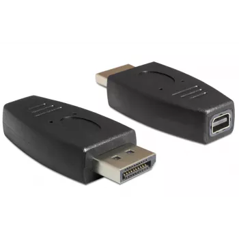 DeLOCK - adattatore DisplayPort - DisplayPort (M) a Mini DisplayPort (F) - nero