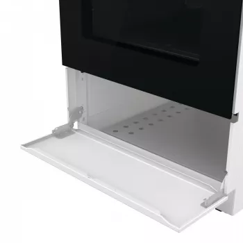 Cucina a gas freestanding con forno Gorenje GG5A10WFFM — piano cottura a 4 fuochi, forno da 70 l, superficie smaltata, bianca