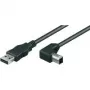 Wentronic Goobay cavo USB 2.0 Hi-Speed, nero, 1 m - connettore maschio USB 2.0 (Type-A) > connettore maschio USB 2.0 (Type-B) (93017)