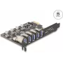 Scheda DELOCK PCI Express x1 90346 — 5 Gbit/s, 5 porte esterne
