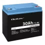 Batteria ricaricabile LiFePO4 QOLTEC 12,8V 30Ah 384Wh con BMS