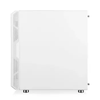 Case PC MODECOM AMIRANI ARGB Midi Tower bianco — ATX/ITX, GPU 35 cm, dissipatore CPU 16,5 cm, 2 ventole da 200 mm