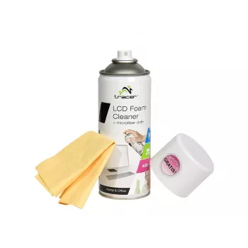 Detergente in schiuma per LCD 400 ml + panno in microfibra
