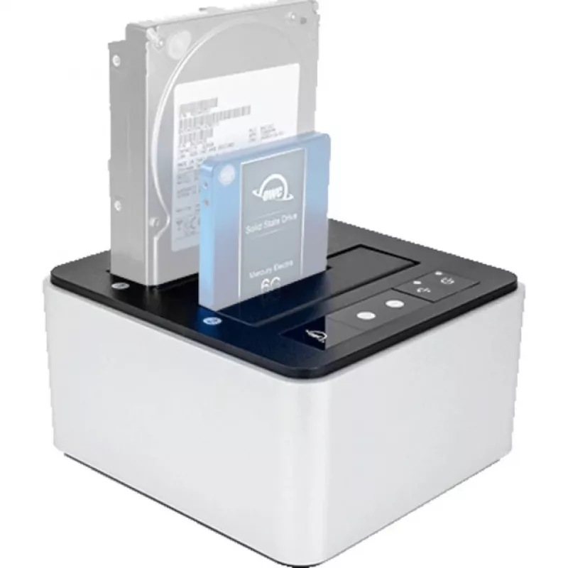 ∆OWC Drive Dock con USB-C (USB 3.1 Gen 2) soluzione a doppio vano per drive