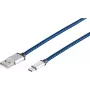 Cavo USB S/CONN 14-50021 USB 2.0 0,9 m USB A USB C blu