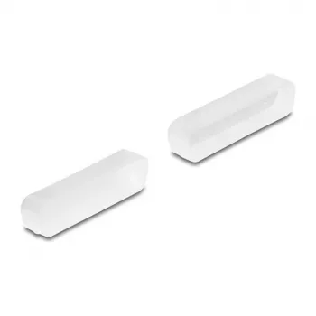DeLOCK Tappo parapolvere per D-Sub 25 maschio, 2 pz, trasparente