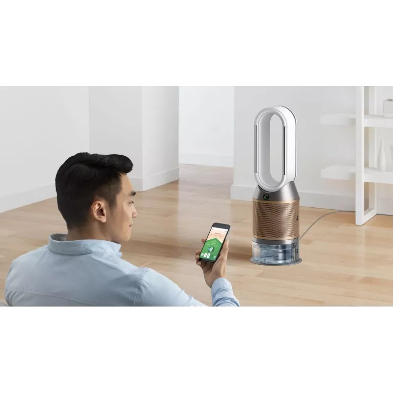 Purificatore d'aria Dyson Purifier Humidify + Cool De-Nox 62.4 dB 45 W oro bianco