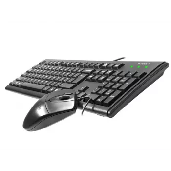 A4Tech KM-72620D - set tastiera e mouse - USB - US - nero