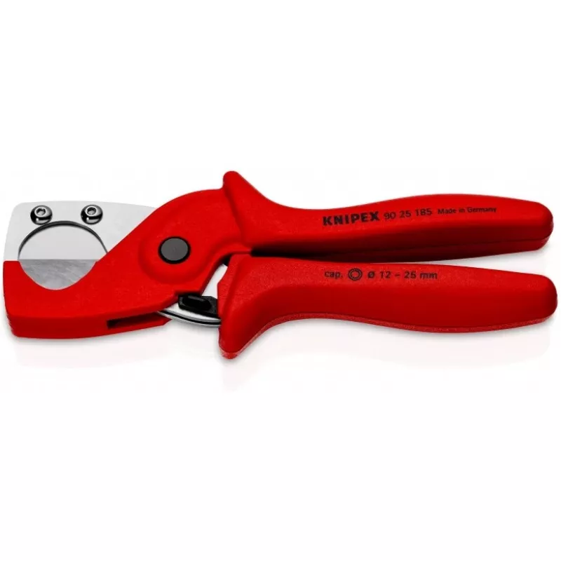 Knipex 90 25 185 - taggitubo - acciaio inox - plastica - rosso - 1,2 cm - 18,5 cm (90 25 185)