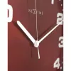 NeXtime orologio 3053ro Dash Red, Ø35 cm, da parete, rosso/argento