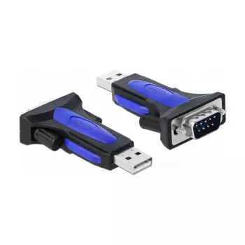 Cavo seriale DeLOCK 66280 USB Type-A DB-9 0,8 m nero