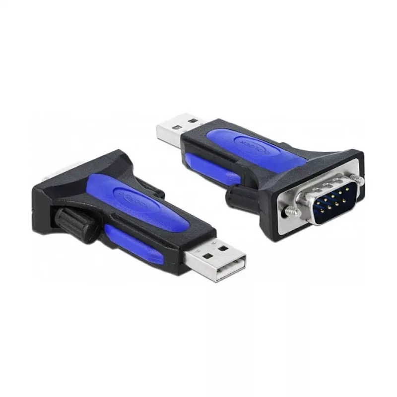 Cavo seriale DeLOCK 66280 USB Type-A DB-9 0,8 m nero