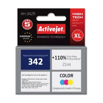 Inchiostro Activejet AH-342R (sostituto per HP 342 C9361EE; Premium; 21 ml; colore)